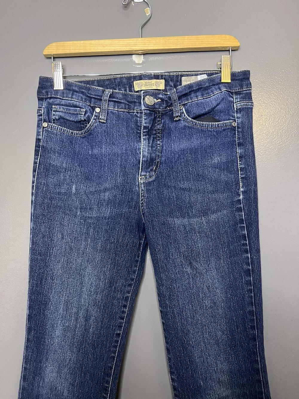 Nine West Vintage America Slim Bootcut Jeans Womens 8/29 Medium Wash Blue Denim